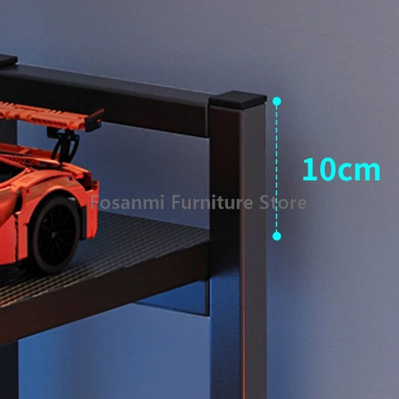 L-shaped gaming desk with shelves, monitor, and gaming setup, perfect for home office and gaming performance.