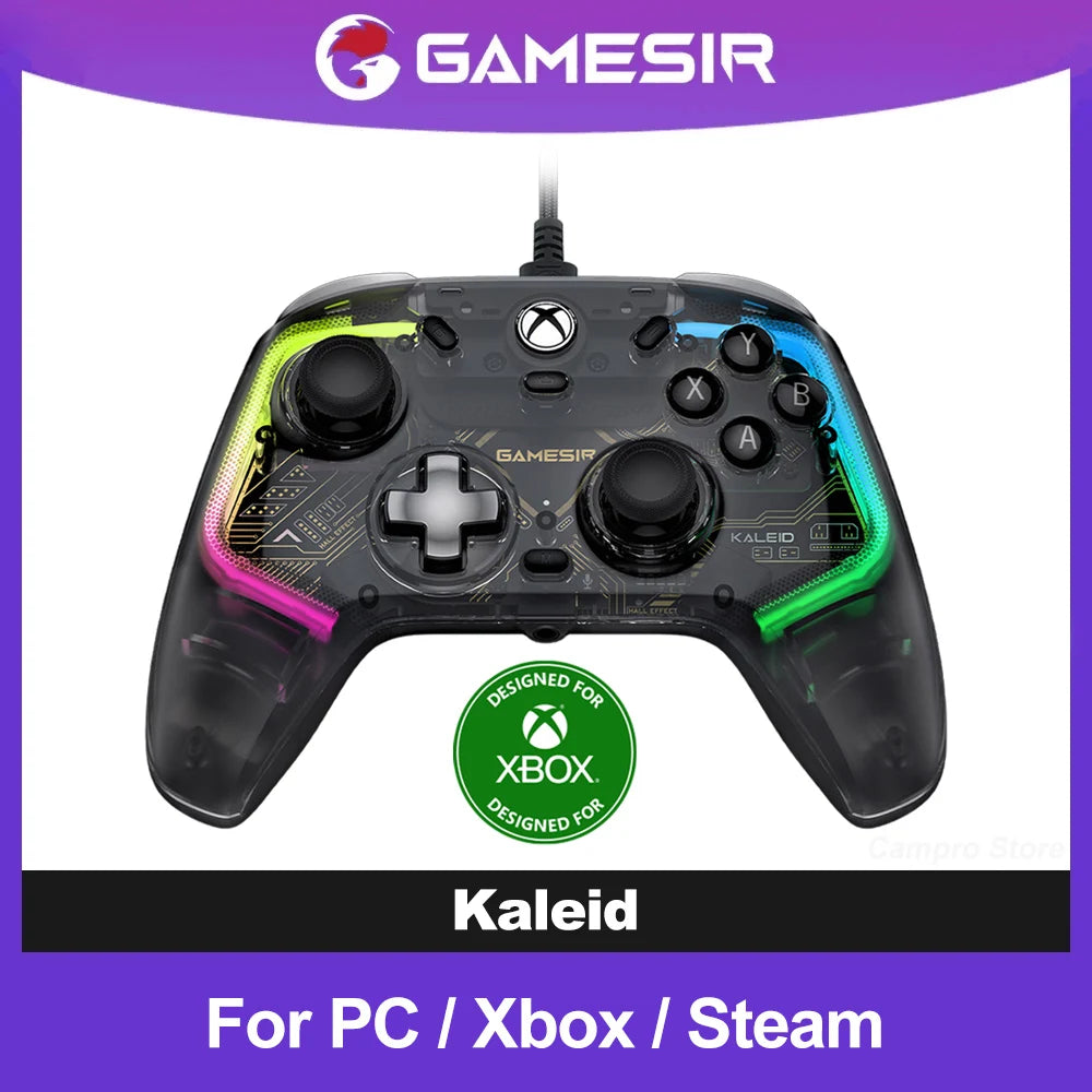 GameSir Kaleid Flux Kaleid Xbox Wired Controller with Hall Effect Sticks Analog Triggers for Xbox Series S Series X Xbox One PC