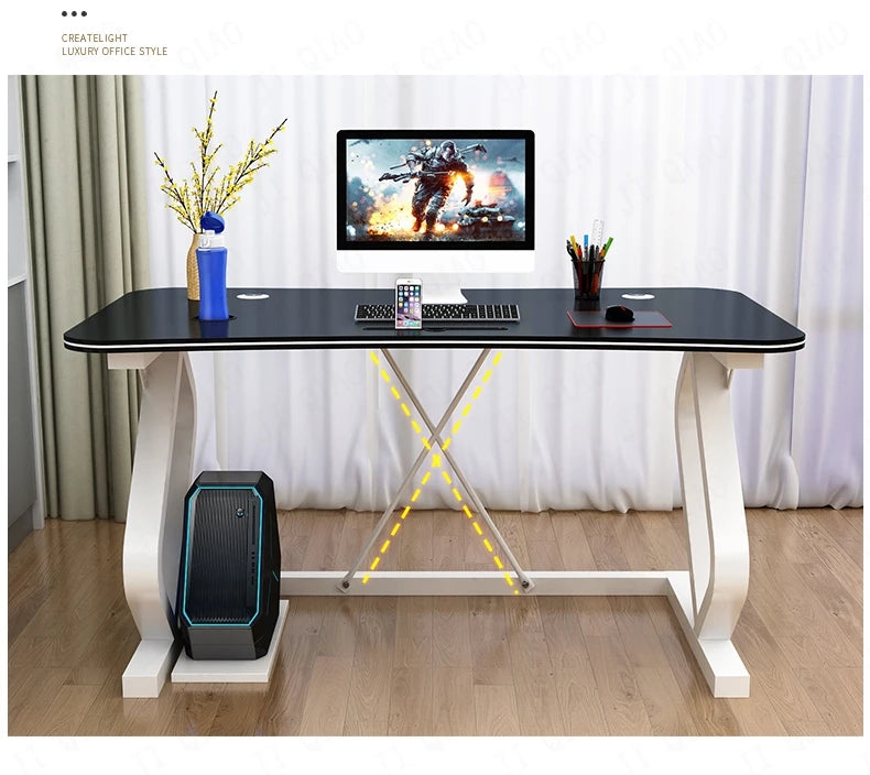 Simplified Computer and Work Desk - The Ideal Daily Office