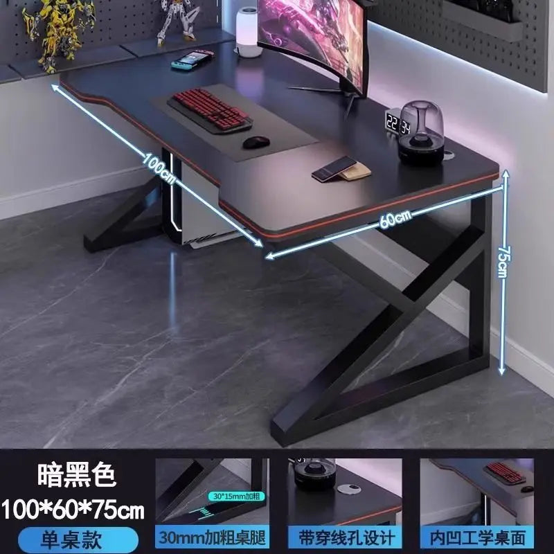 AOLIVIYA PC Gaming Table Bedroom Desktop Computer Table Home Simple Student Dormitory Office Study Desk