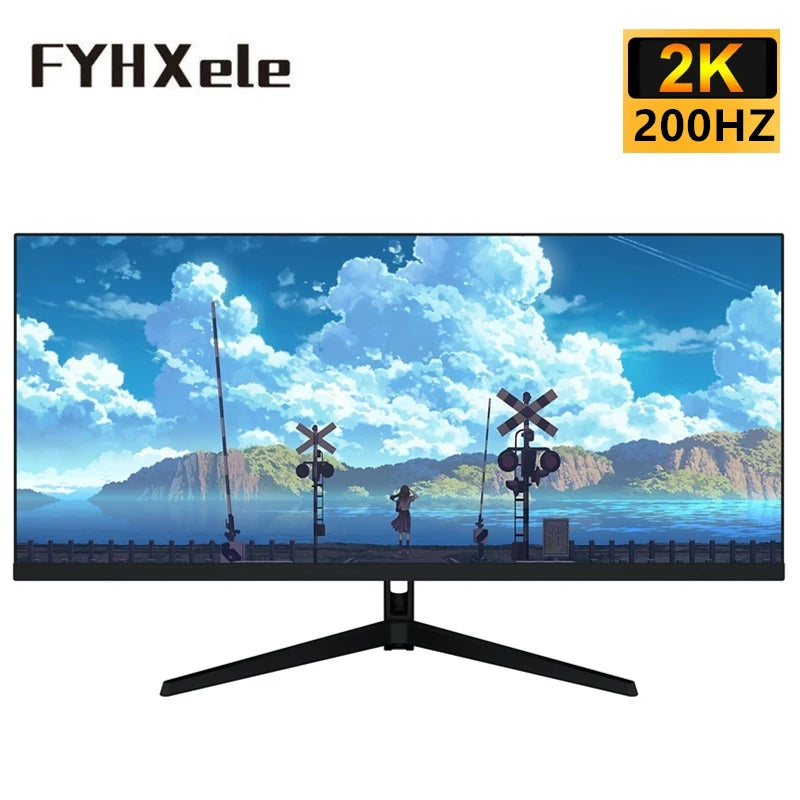 FYHXele 29 Inch Monitor 120Hz/200HZ Wide Display 21:9 IPS WFHD Desktop LED Gaming Computer Screen With G-Sync DP/2560*1080