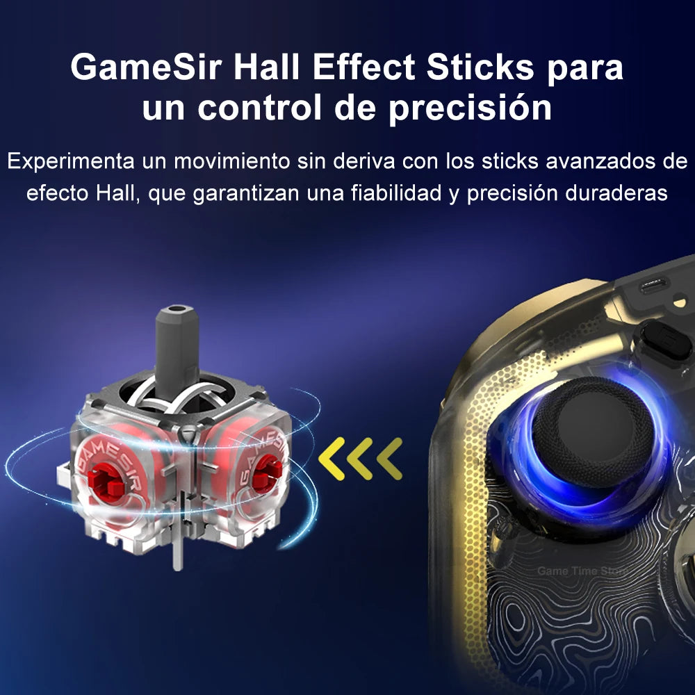 Manette Filaire GameSir Kaleid – Xbox & PC avec Hall Effect, Microswitch et Éclairage RGB