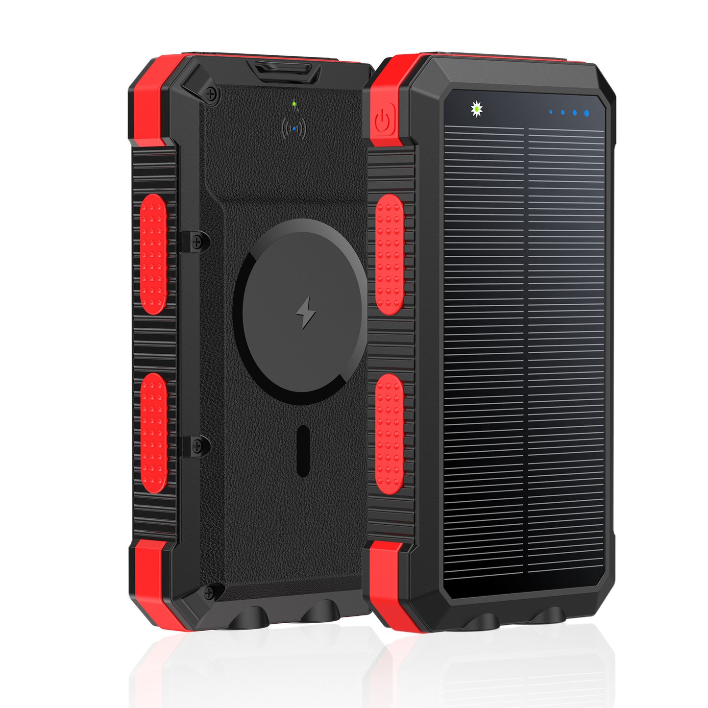 Batterie Externe Solaire Magnétique 20 000 mAh – Charge Rapide & Sans Fil Étanche