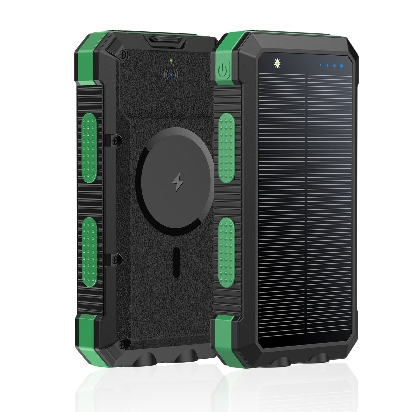 Batterie Externe Solaire Magnétique 20 000 mAh – Charge Rapide & Sans Fil Étanche
