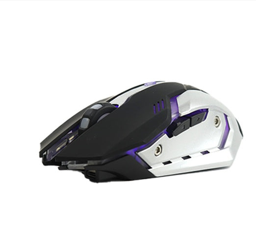 Souris Gaming Sans Fil Silencieuse T1 – Recharge Sans Fil & Confort Ergonomique