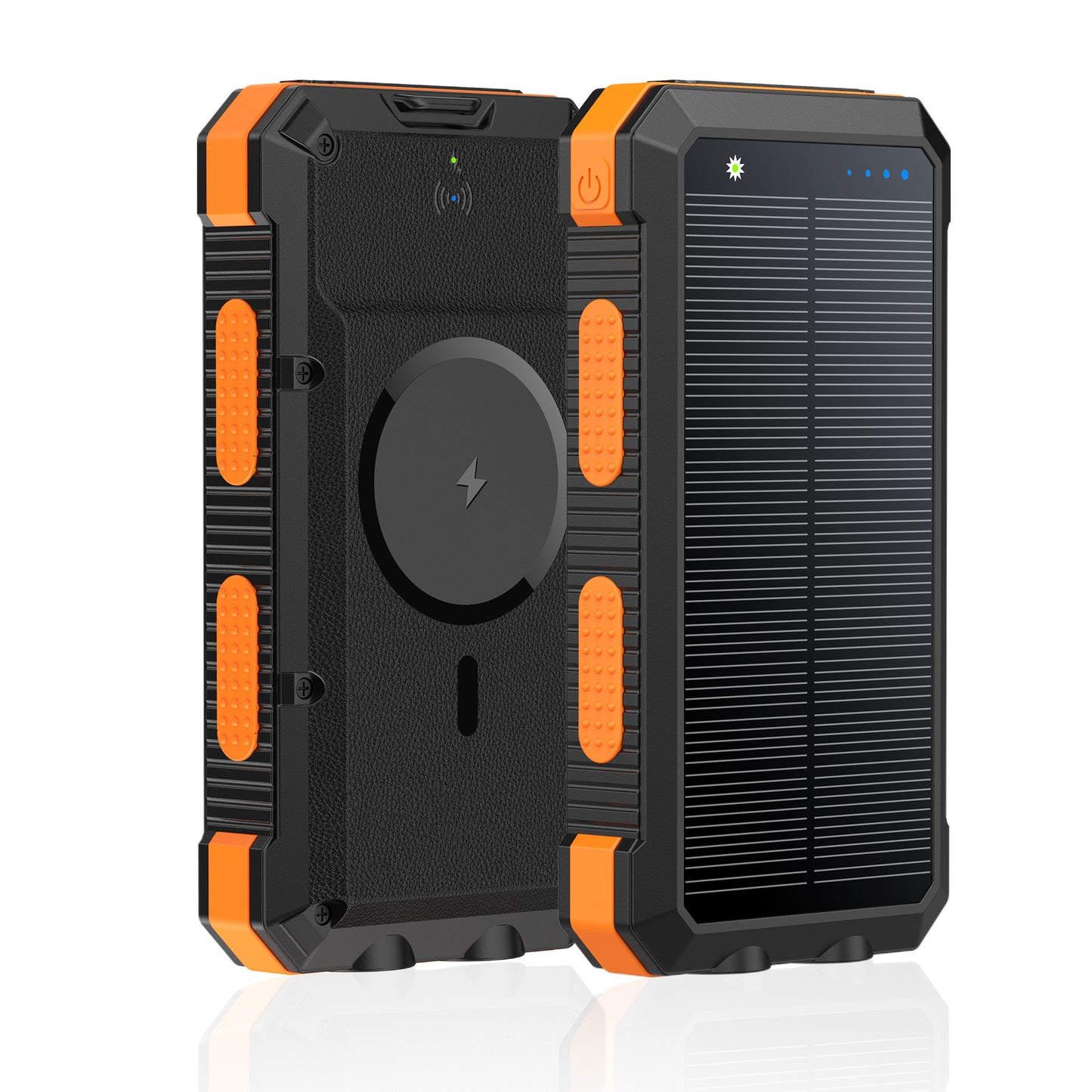 Batterie Externe Solaire Magnétique 20 000 mAh – Charge Rapide & Sans Fil Étanche