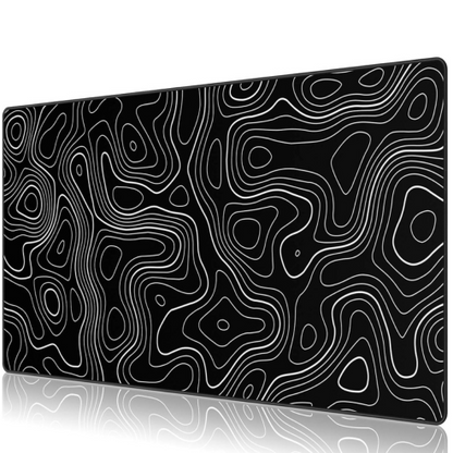 Pad de mouse pentru gaming din cauciuc, suprafață extinsă pentru tastatură și laptop, bază antiderapantă, pentru gaming sau birou