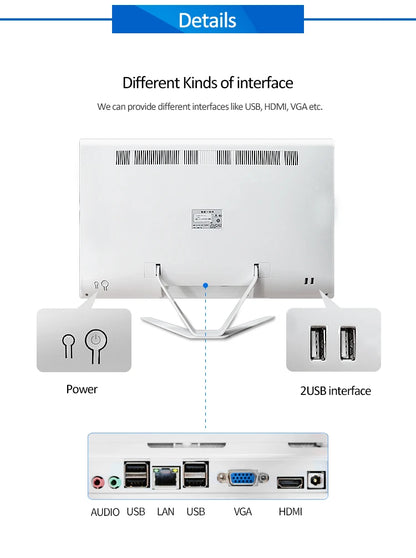 AIO PC Tout-en-Un 22 Pouces AOTESIER - La Performance dans un Design Élégant