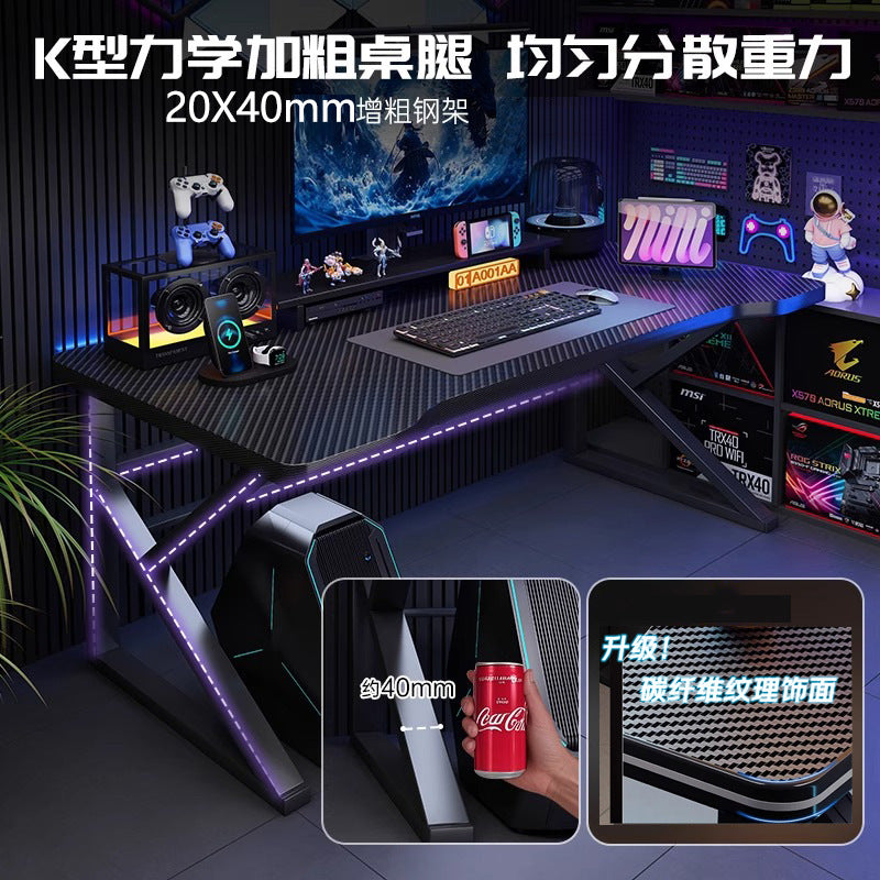 Computer Desk Desktop Home E-Sports Table Simple Student Desk Rental House Desk Workbench Table Rectangular Table