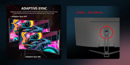 Suevery 34-Inch 4K(3440*1440) 144Hz Curved Gaming Monitor  Curved 1500R with FreeSync,HDR10, 1ms,Eye Care