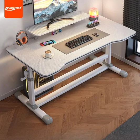 AOLIVIYA Gaming Desk Foldable Design For Home Office Study And Bedroom Simple Setup A3