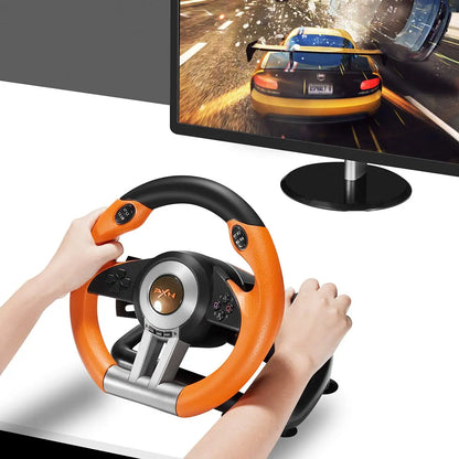 Volant de Course PXN V3 Pro avec Pédales et Shifter – Compatible PC, PS4, Xbox, Switch