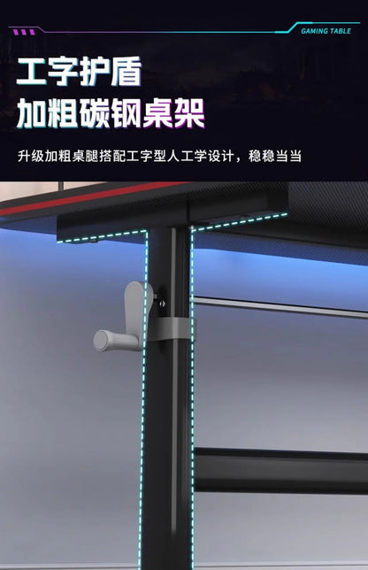 AOLIVIYA Gaming Desk Foldable Design For Home Office Study And Bedroom Simple Setup A3