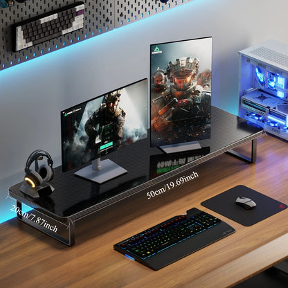 Small Monitor Desktop Height Stand E-sports Room Office Laptop Keyboard Stand Storage Shelf Board