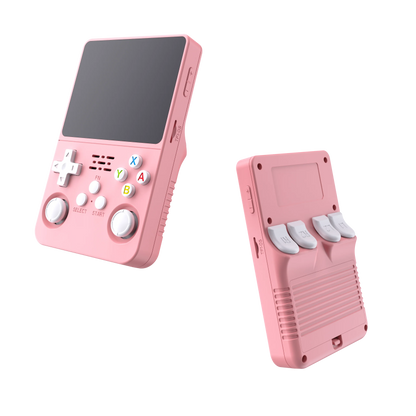 Consola de videojuegos portátil Retro R36S 64GB, sistema ARKOS, pantalla IPS de 3,5 pulgadas, reproductor de vídeo portátil de