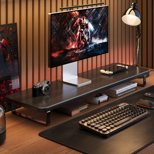 Small Monitor Desktop Height Stand E-sports Room Office Laptop Keyboard Stand Storage Shelf Board