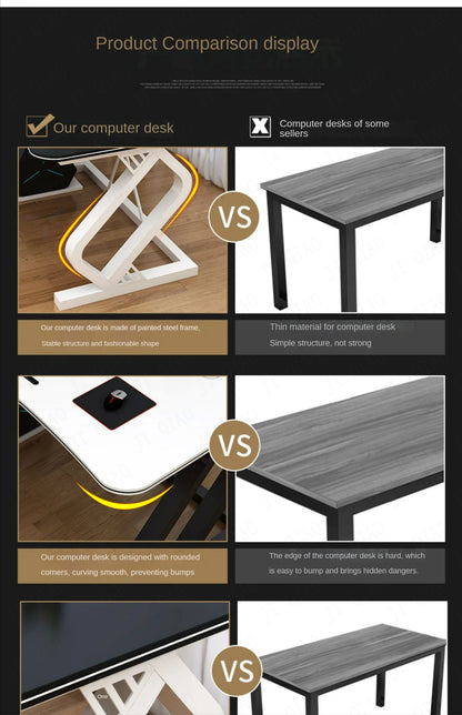 Simplified Computer and Work Desk - The Ideal Daily Office
