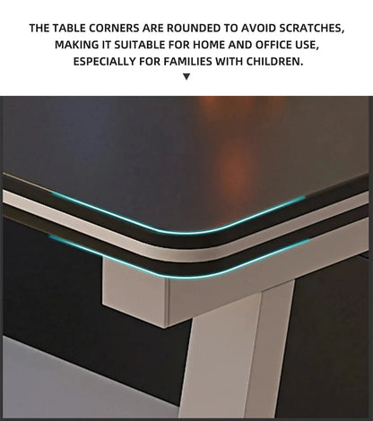 AOLIVIYA 80/100cm Desktop Computer Table Bedroom Simple E-sports Table Refueling Study Black Gaming Desk 39.37inch