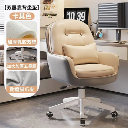 Chaise Bureau Dossier Haut - Fauteuil Gaming Ergonomique Inclinable Support Lombaire