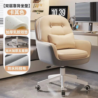 Chaise Bureau Dossier Haut - Fauteuil Gaming Ergonomique Inclinable Support Lombaire