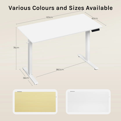 WOLTU Electric Standing Computer Desk Height Adjustable Ergonomic Work Table with USB Charging Port with Memory Control