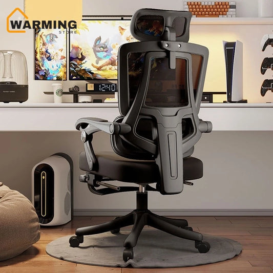 Chaise Boss Chauffante Inclinable - Fauteuil E-Sports Ergonomique Repose-Pieds