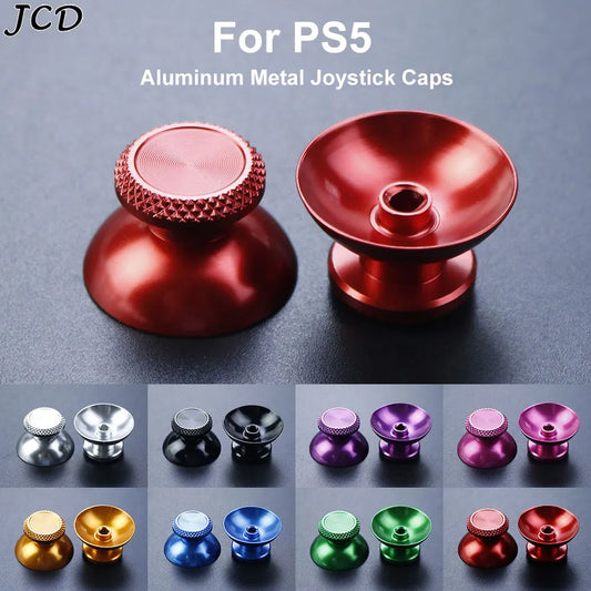 Capuchons Aluminium PS5 JCD (1 Paire) - Grip Métal Joystick DualSense
