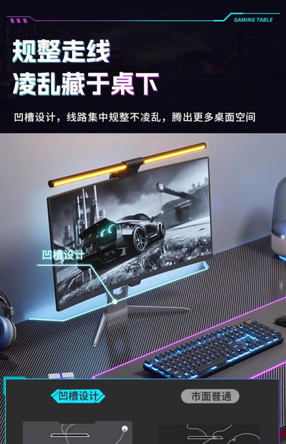 AOLIVIYA Gaming Desk Foldable Design For Home Office Study And Bedroom Simple Setup A3