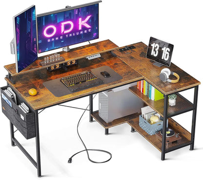 Bureau d'Angle ODK Réversible - L'Espace de Travail Complet et Organisé