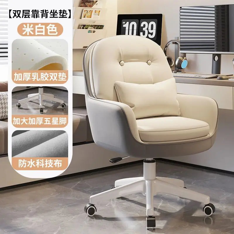 Chaise Bureau Dossier Haut - Fauteuil Gaming Ergonomique Inclinable Support Lombaire