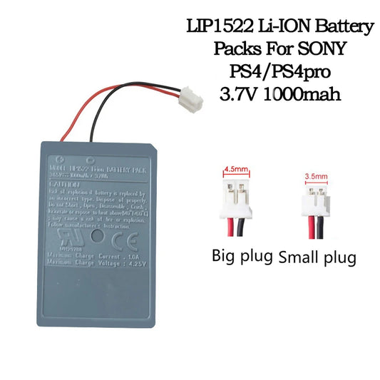 Batterie Manette PS4 LIP1522 1000mAh - Remplacement DualShock 4 V1/V2