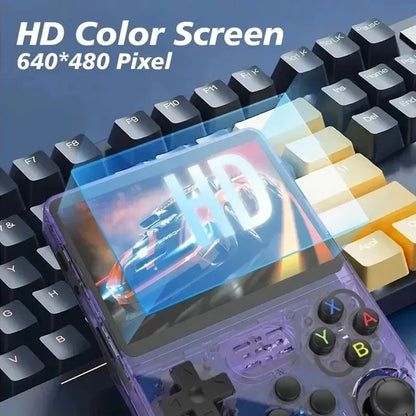 Console Rétro Portable R36S – Écran IPS 3.5" – Système Linux – 64Go / 128Go – 10 000+ Jeux Intégrés