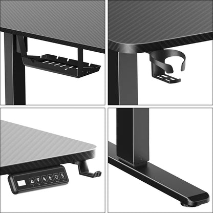Electric Height Adjustable Desk – Ergonomic Smart Standing Desk for Office, Gaming &amp; Home Working