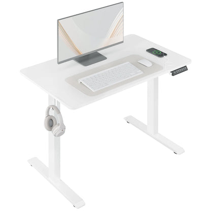 WOLTU Electric Standing Computer Desk Height Adjustable Ergonomic Work Table with USB Charging Port with Memory Control