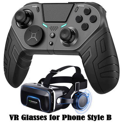 Control For PS4 PS3 PS Playstation 4 3 PC Android Cell Phone Mobile Wireless Controller Bluetooth Gamepad Joystick Game Trigger