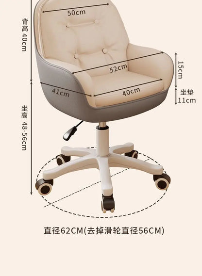 Chaise Bureau Dossier Haut - Fauteuil Gaming Ergonomique Inclinable Support Lombaire