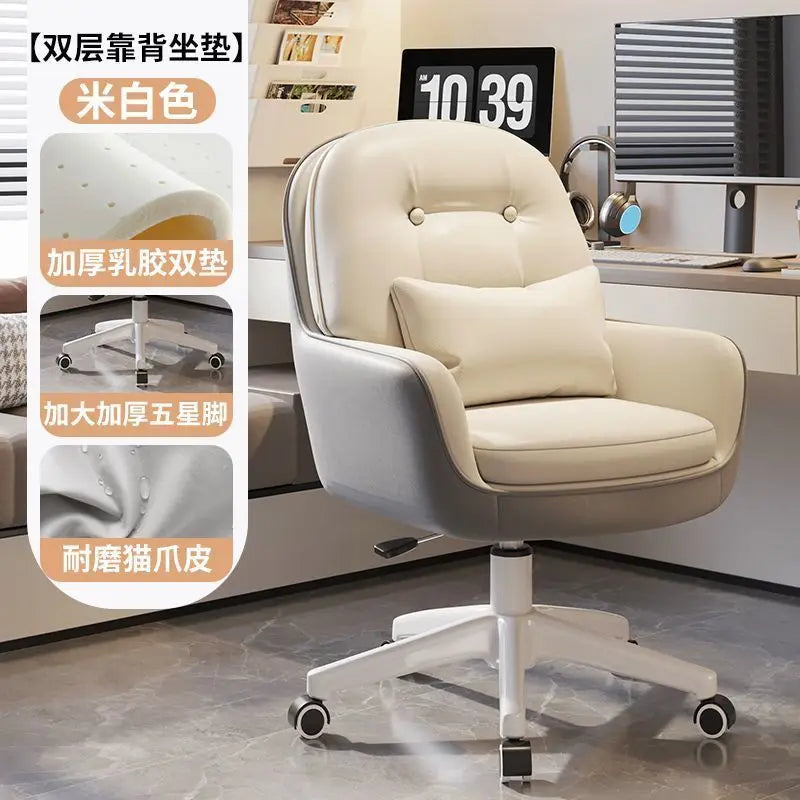 Chaise Bureau Dossier Haut - Fauteuil Gaming Ergonomique Inclinable Support Lombaire